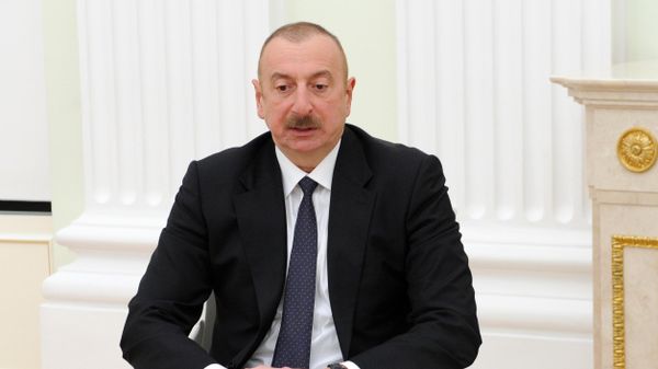 Президент Азербайджана Ильхам Алиев во время двухсторонней встречи с президентом России (11 января 2021). Москвa - Sputnik Армения