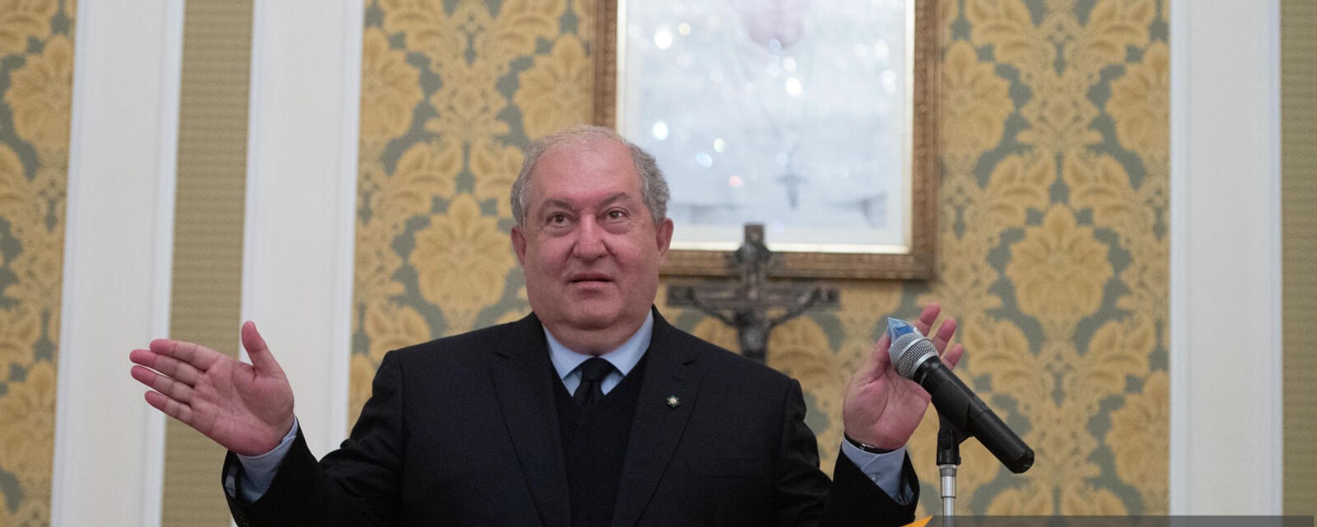 Президент Армен Саркисян на встрече с представителями армянской диаспоры и духовенства (7 октября 2021). Рим - Sputnik Армения, 1920, 08.11.2021