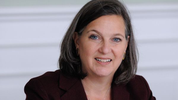 Помощник госсекретаря США Виктория Нуланд во время встречи с мэром Киева Виталием Кличко (7 октября 2014). Киев - Sputnik Армения