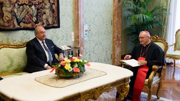 Արմեն Սարգսյանի հանդիպումը Սուրբ աթոռի պետքարտուղար Պիետրո Պարոլինի հետ - Sputnik Արմենիա