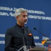 Главы МИД Армении и Индии Арарат Мирзоян и Субраманьям Джайшанкар на пресс-конференции (13 октября 2021). Еревaн - Sputnik Արմենիա