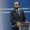 Главы МИД Армении и Индии Арарат Мирзоян и Субраманьям Джайшанкар на пресс-конференции (13 октября 2021). Еревaн - Sputnik Արմենիա