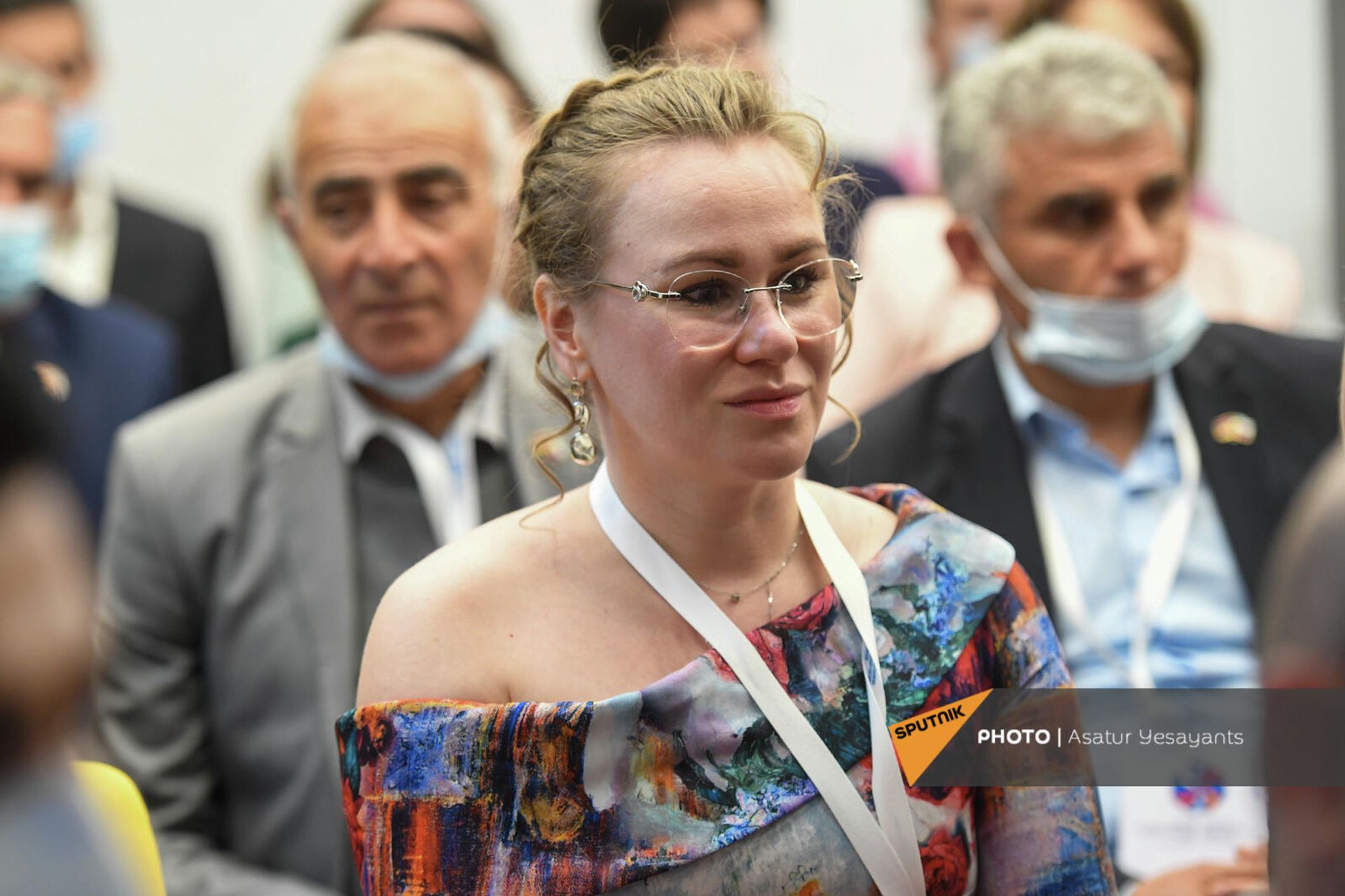Заместитель генерального директора туроператора Anex Tour Яна Муромова во время круглого стола “Развитие культурно-исторического туризма” (18 октября 2021). Еревaн - Sputnik Армения, 1920, 18.10.2021