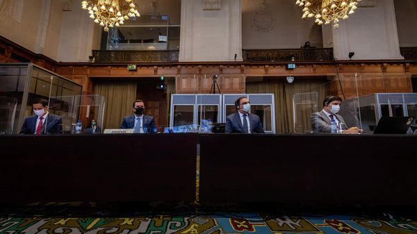 В Международном суде ООН началось слушание по вопросу о неотложных мерах по делу Азербайджан против Армении (18 октября 2021). Гаага - Sputnik Армения