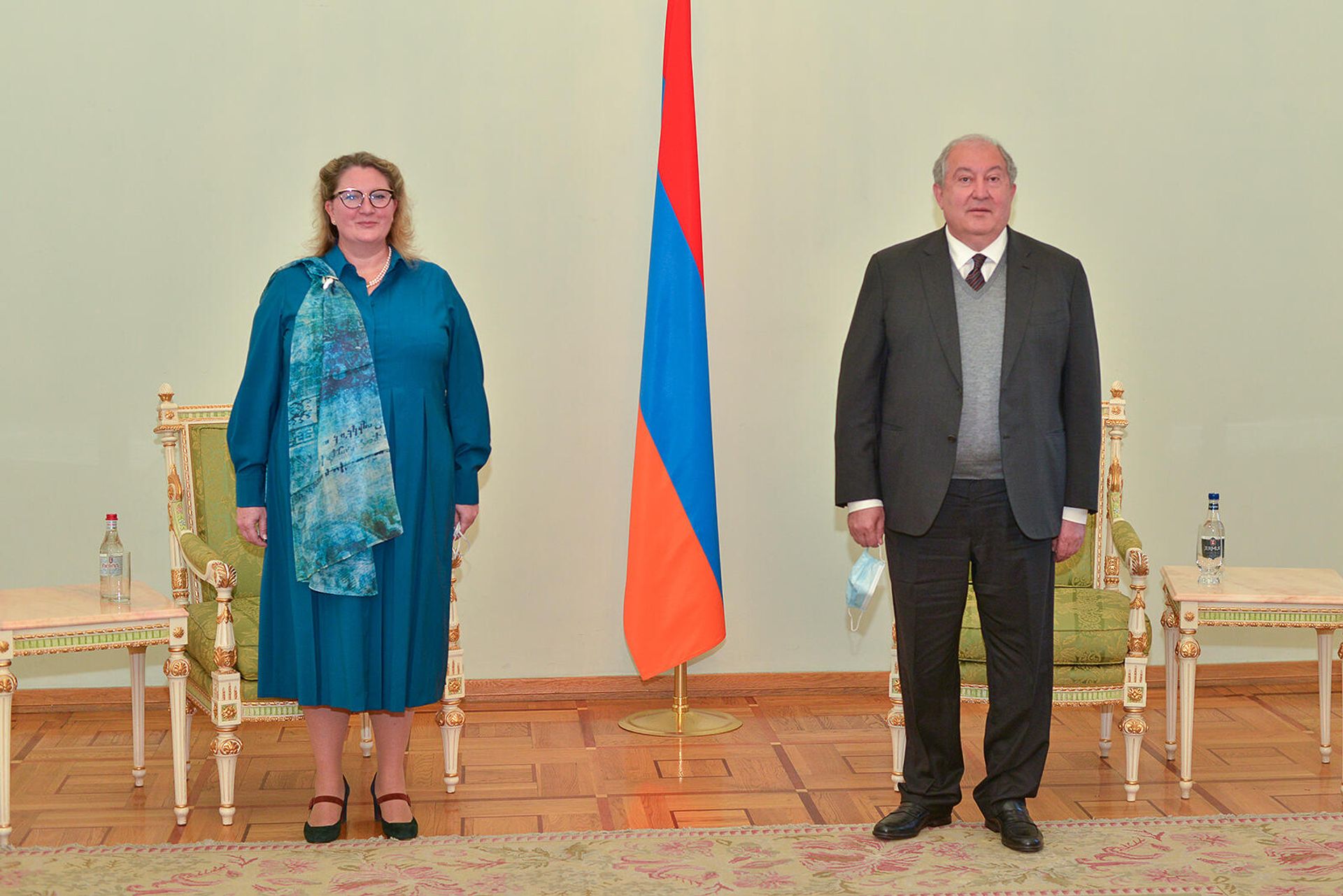 Նախագահ Արմեն Սարգսյանն ընդունել է ՀՀ-ում Նորվեգիայի նորանշանակ արտակարգ և լիազոր դեսպան Հելենե Սանդ Անդրեսենին։ - Sputnik Արմենիա, 1920, 19.10.2021