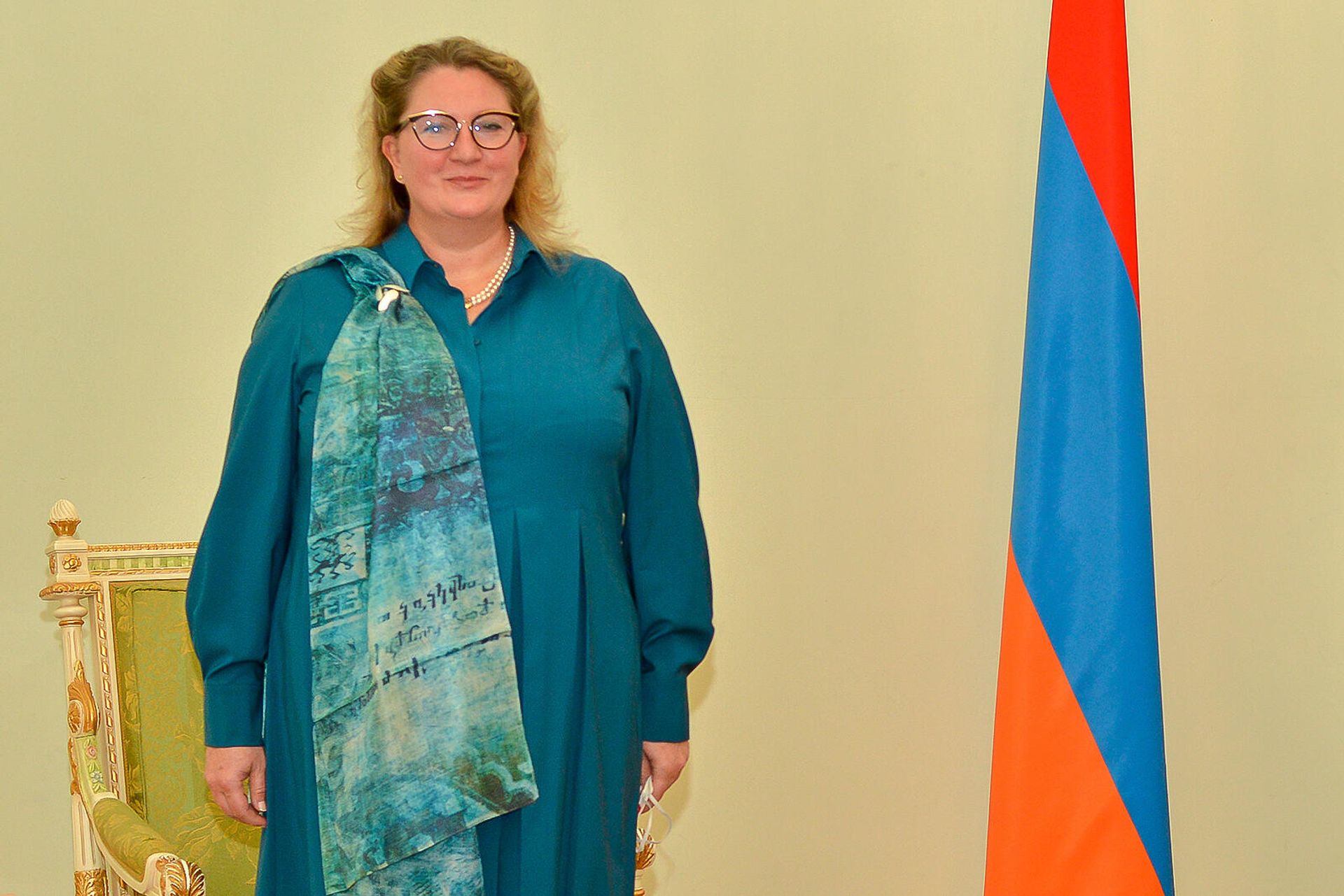 ՀՀ-ում  Նորվեգիայի նորանշանակ արտակարգ և լիազոր դեսպան Հելենե Սանդ Անդրեսեն  - Sputnik Արմենիա, 1920, 19.10.2021
