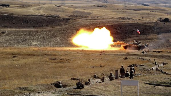 Армяно-российская Объединенная группировка провела военные учения - Sputnik Армения