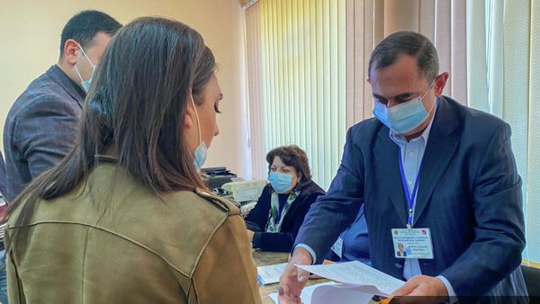 Местные выборы в территориальной избирательной комиссии (24 октября 2021). Гюмри - Sputnik Армения