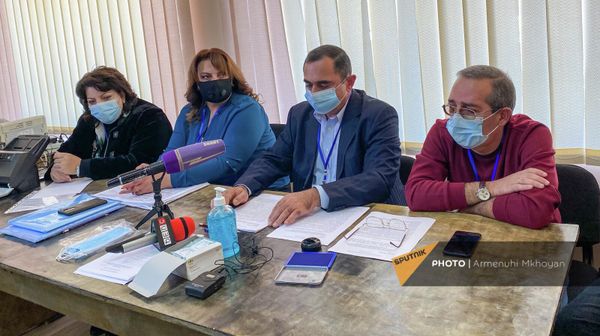 Местные выборы в территориальной избирательной комиссии (24 октября 2021). Гюмри - Sputnik Армения