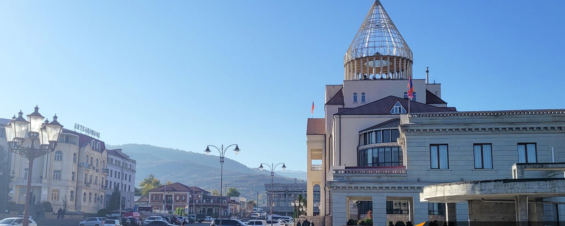 Ստեփանակերտի Վերածննդի հրապարակը - Sputnik Արմենիա, 1920, 14.04.2023
