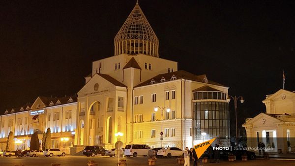 Ночной Степанакерт - Sputnik Армения