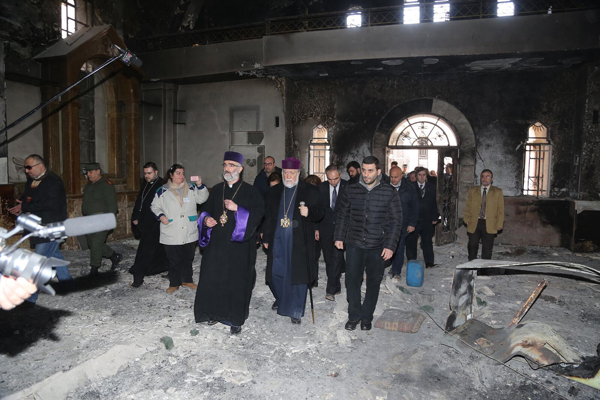 При содействии Великого Дома Киликийского в Алеппо восстанавливают церковь Св. Геворка - Sputnik Արմենիա, 1920, 27.10.2021