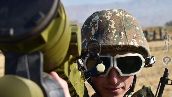 Учения в зенитно-ракетных батареях ВС Армении - Sputnik Армения