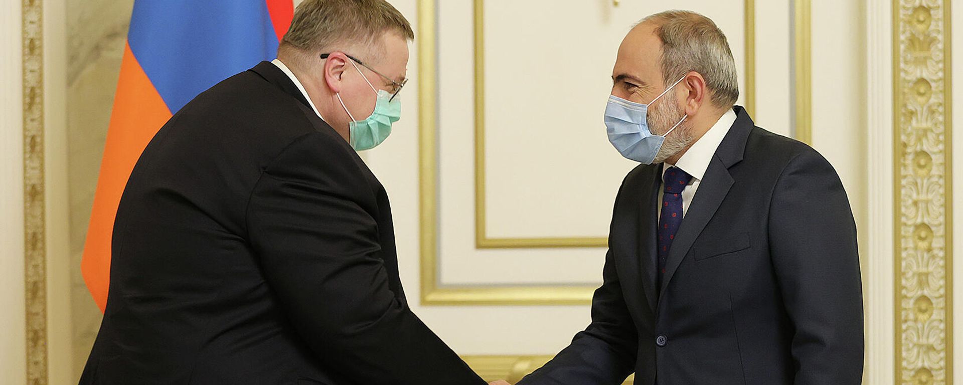 Премьер-министр Никол Пашинян принял заместителя председателя правительства Российской Федерации Алексея Оверчука (5 ноября 2021). Еревaн - Sputnik Армения, 1920, 05.11.2021