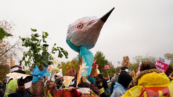 Акция протеста во время Конференции ООН по изменению климата (COP26) (6 ноября 2021). Глазго - Sputnik Армения