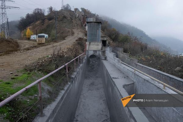 Թեղուտի պղնձամոլիբդենային հանքավայրում վերամշակված հանքաքարի խողովակաշար - Sputnik Արմենիա