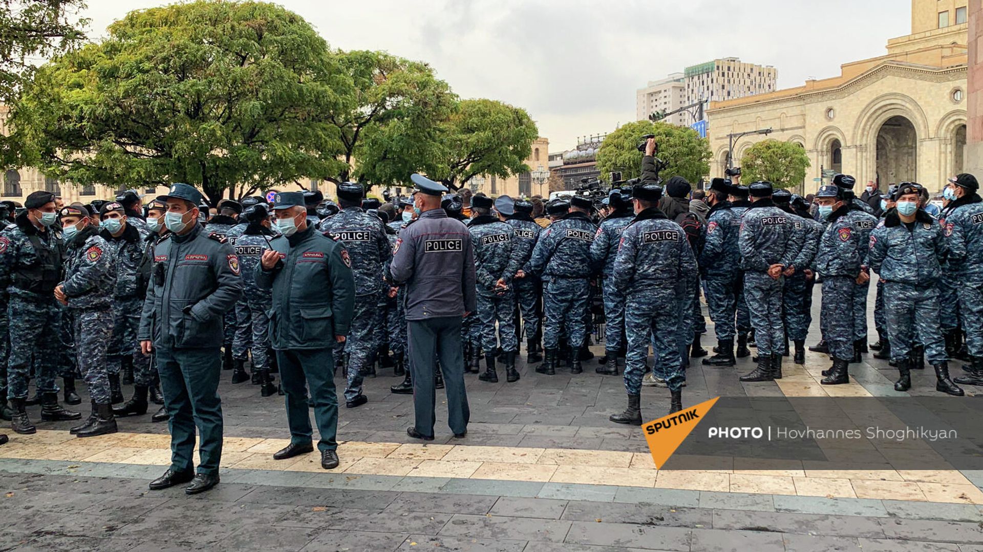 Акция протеста перед домом Правительства (11 ноября 2021). Еревaн - Sputnik Армения, 1920, 19.11.2021