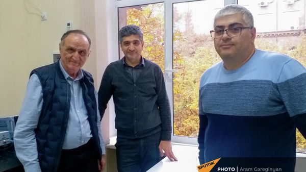 Խաչատուր Ներկարարյանը, Արսեն Բաբաջանյանը, Տիգրան Աբրահամյանը - Sputnik Արմենիա