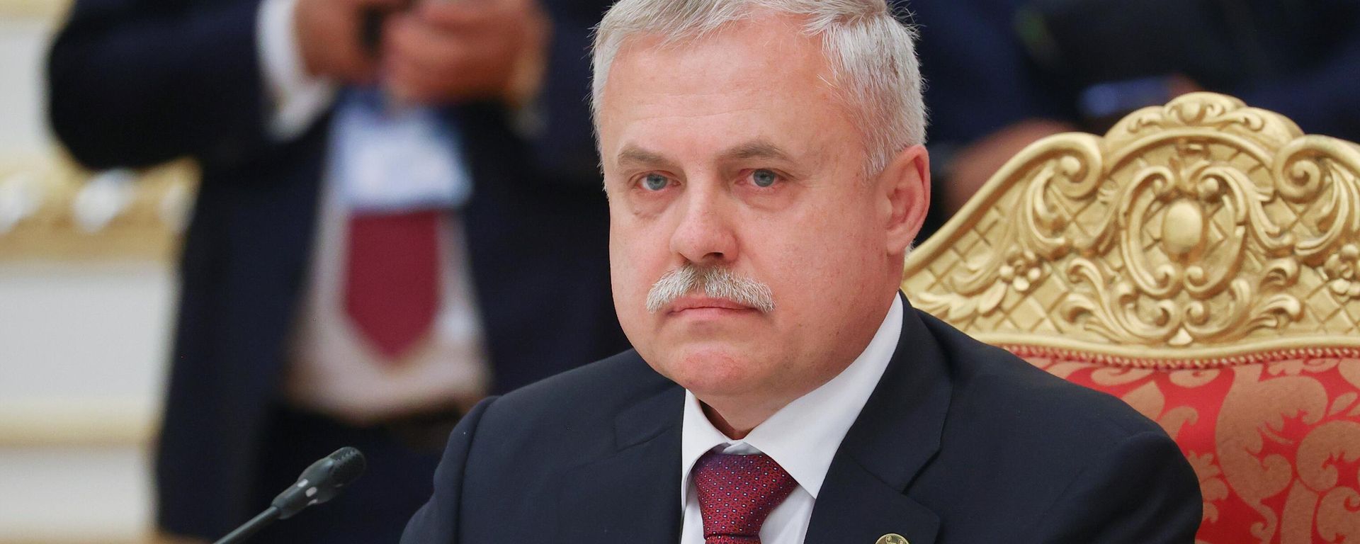 Генсек ОДКБ Станислав Зась во время заседания Совета коллективной безопасности Организации во Дворце Нации (16 сентября 2021). Душанбе - Sputnik Армения, 1920, 10.01.2022