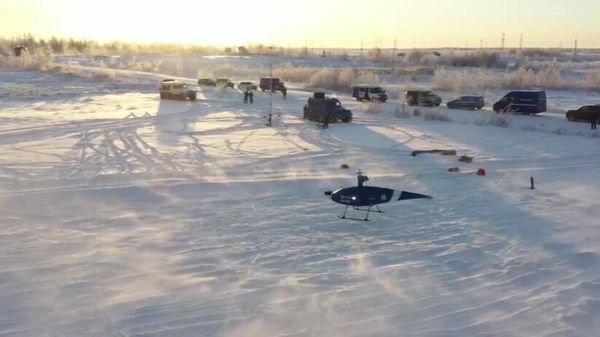 «Почта России» показала первый полёт своего нового беспилотника SH-350 - Sputnik Армения