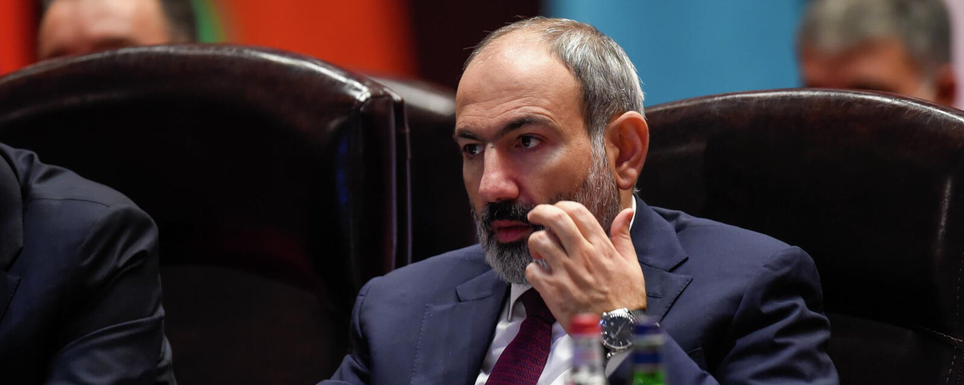 Премьер-министр Армении Никол Пашинян на заседании Евразийского межправительственного совета (19 ноября 2021). Еревaн - Sputnik Արմենիա, 1920, 23.11.2021