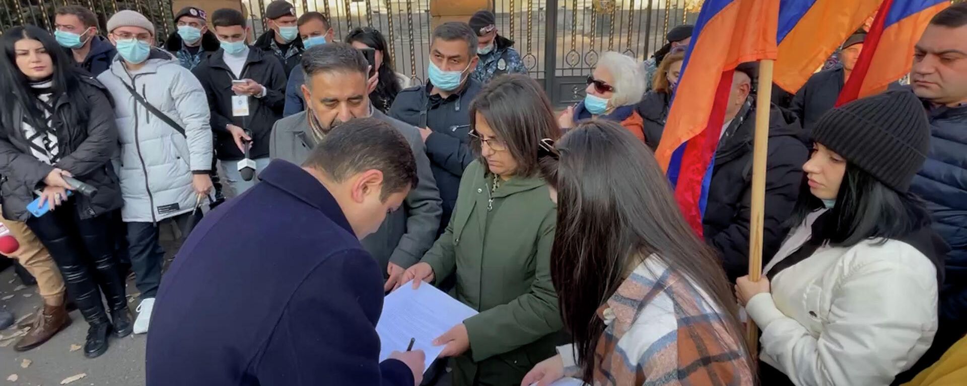 «5165» շարժման առաջնորդները նամակ փոխանցեցին նախագահւին - Sputnik Արմենիա, 1920, 22.11.2021