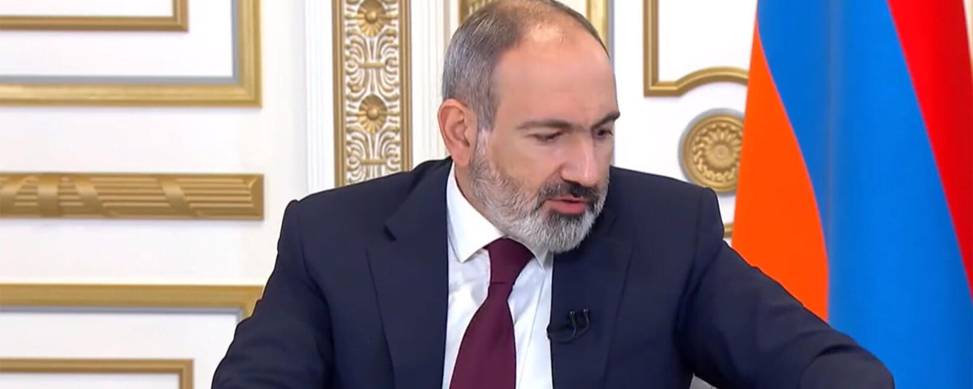 Премьер-министр Никол Пашинян во время онлайн пресс-конференции (23 ноября 2021). Еревaн - Sputnik Армения, 1920, 18.01.2025