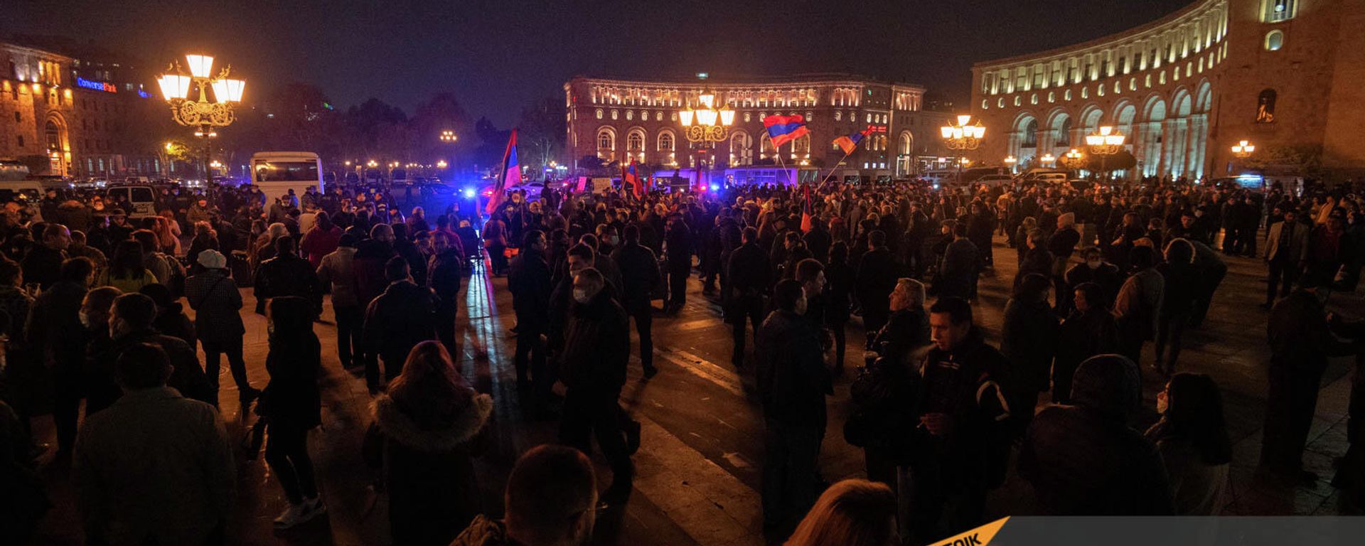 Митинг Освободительного движения на площади Республики (24 ноября 2021). Еревaн - Sputnik Армения, 1920, 24.11.2021