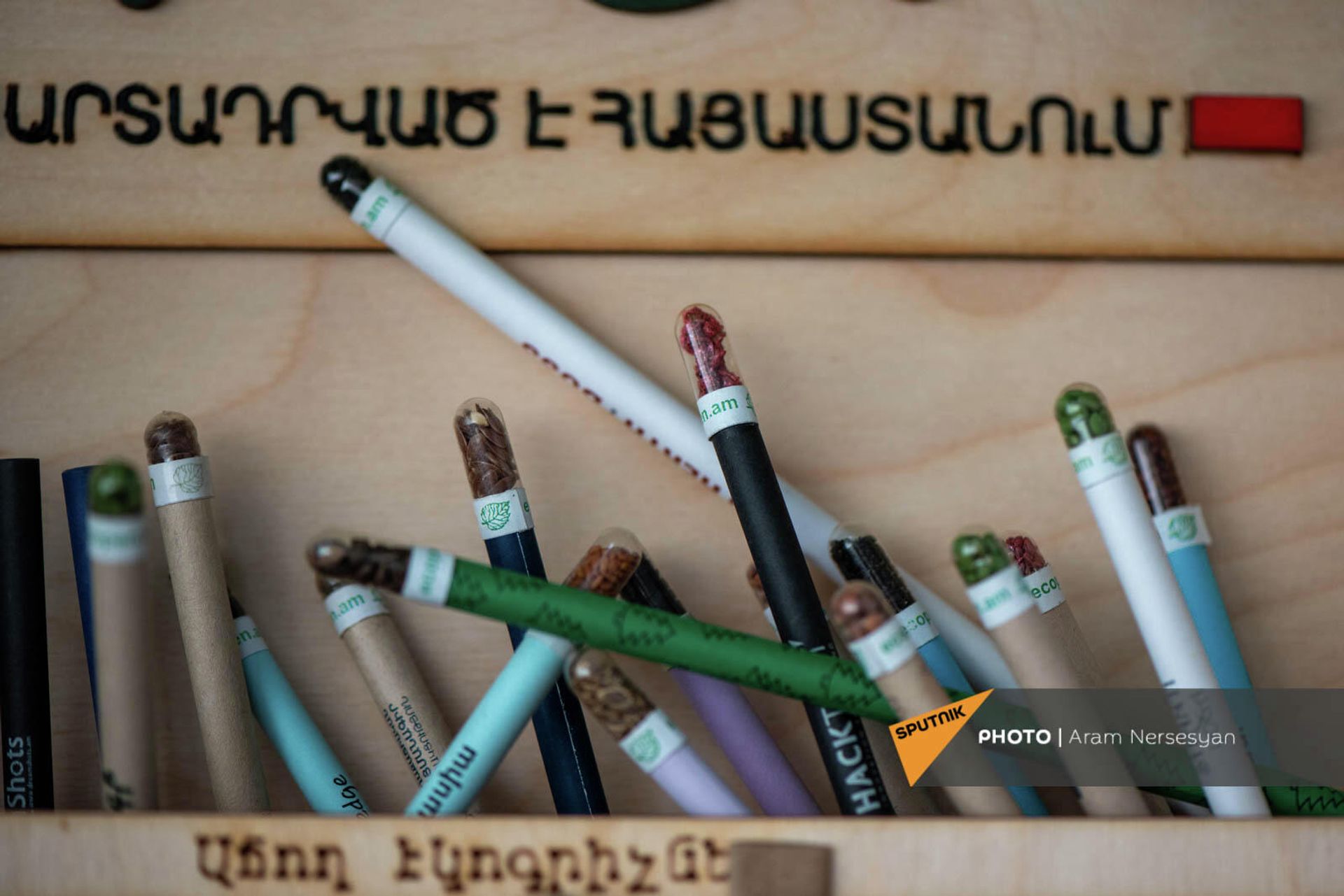 Ручки Eco pen с семенами Ручки Eco pen с семенами - Sputnik Արմենիա, 1920, 26.11.2021