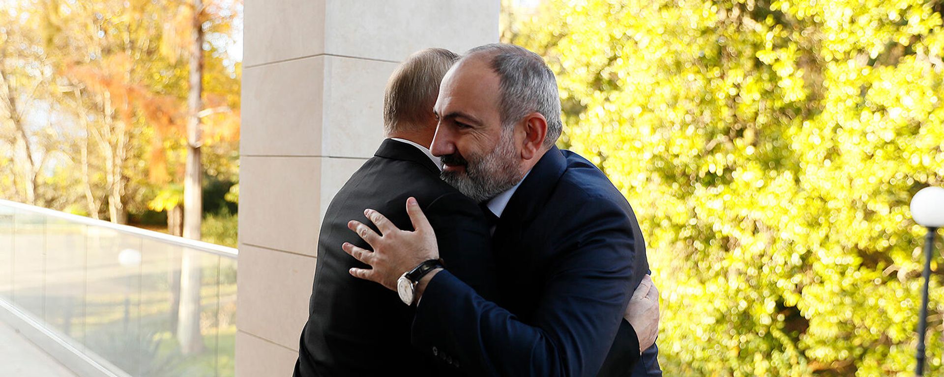 Հայաստանի վարչապետ Նիկոլ Փաշինյանն ու Ռուսաստանի նախագահ Վլադիմիր Պուտինը Հայաստան-Ռուսաստան-Ադրբեջան եռակողմ հանդիպումից առաջ (26 նոյեմբերի, 2021թ․). Սոչի Հայաստանի վարչապետ Նիկոլ Փաշինյանն ու Ռուսաստանի նախագահ Վլադիմիր Պուտինը Հայաստան-Ռուսաստան-Ադրբեջան եռակողմ հանդիպումից առաջ (26 նոյեմբերի, 2021թ․). Սոչի - Sputnik Արմենիա, 1920, 29.12.2021