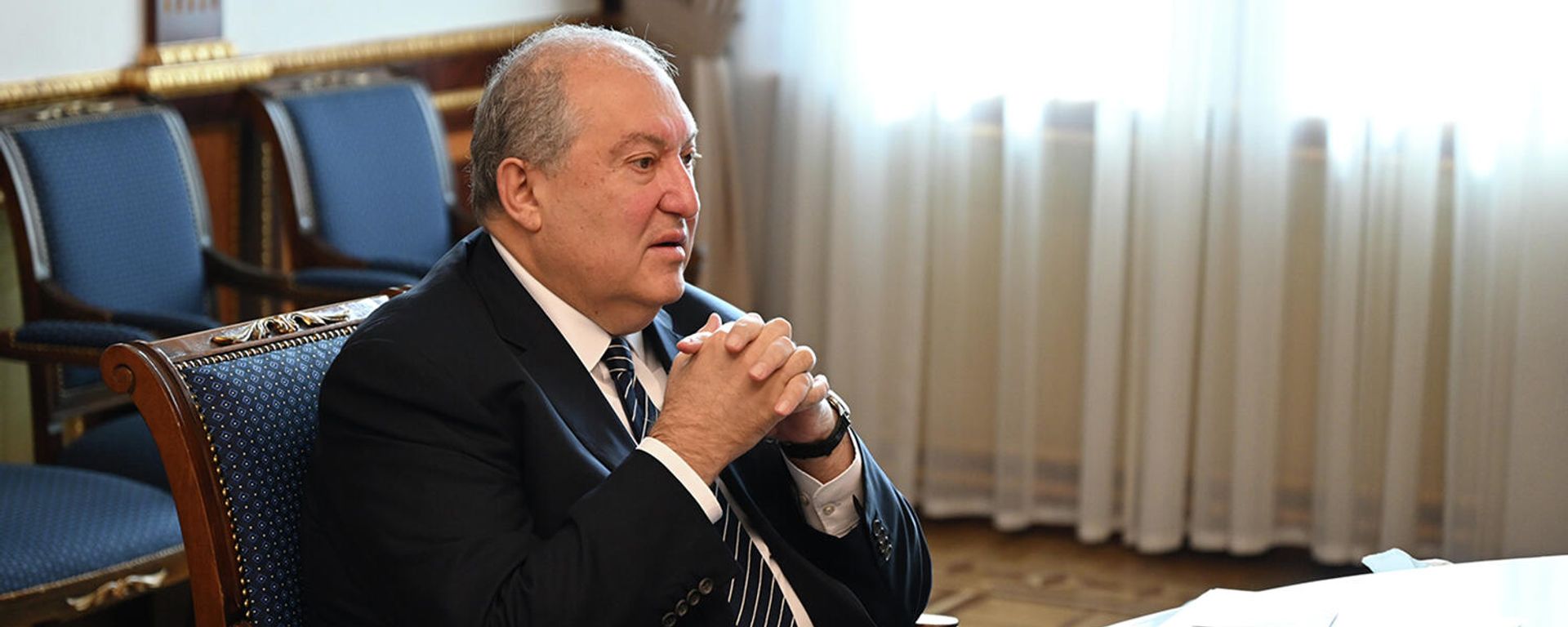 Президент Армен Саркисян принял председателя партии Справедливая Армения Норайра Норикяна (1 декабря 2021). Еревaн - Sputnik Армения, 1920, 24.01.2022