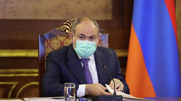 Премьер-министр Никол Пашинян провел заседание попечительского совета Центра поддержки инвестиций Минэкономики (2 декабря 2021). Еревaн - Sputnik Армения