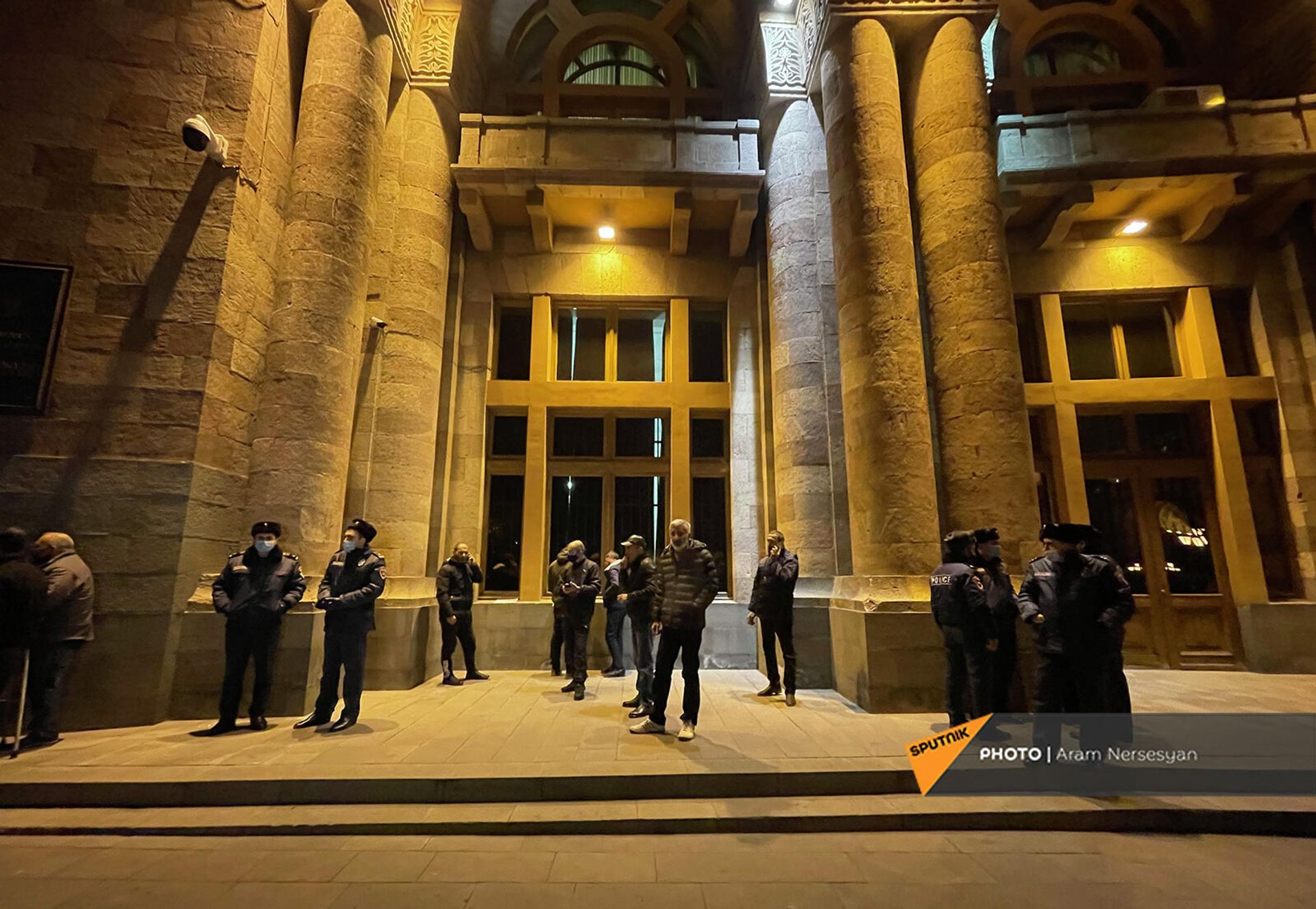 Акция протеста у здания Правительства на площади Республики (7 декабря 2021). Еревaн - Sputnik Արմենիա, 1920, 07.12.2021