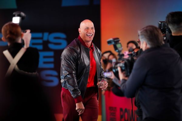 Обладатель премии People's Champion Award Дуэйн Джонсон прибывает на 47-ю церемонию вручения награды People's Choice Awards - Sputnik Армения