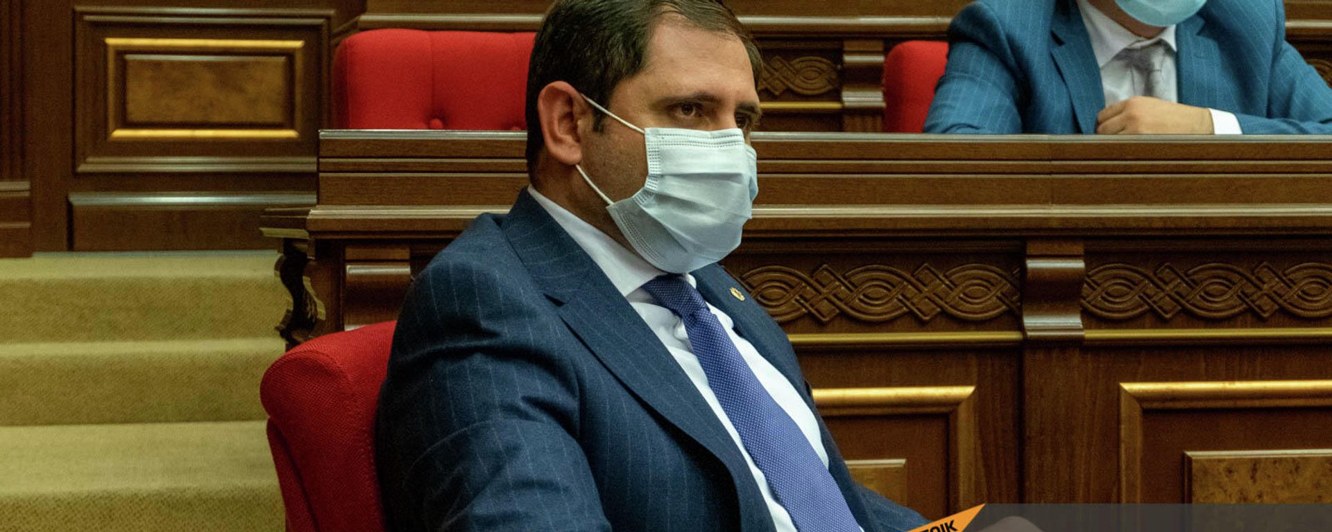 Сурен Папикян на заседании НС (8 декабря 2021). Еревaн - Sputnik Արմենիա, 1920, 28.12.2021