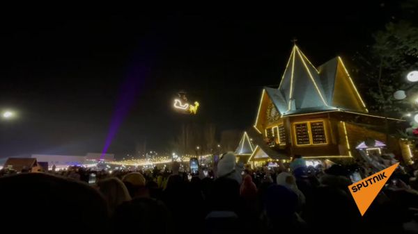 В зимнем парке Winter Park в Ереване официально открыт самый большой в Армении открытый каток - Sputnik Армения
