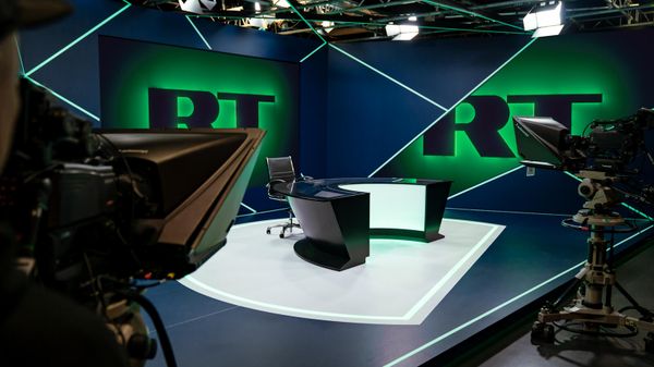 RT DE գերմանական նոր շուրջօրյա լրատվական ալիքի տաղավարը - Sputnik Արմենիա