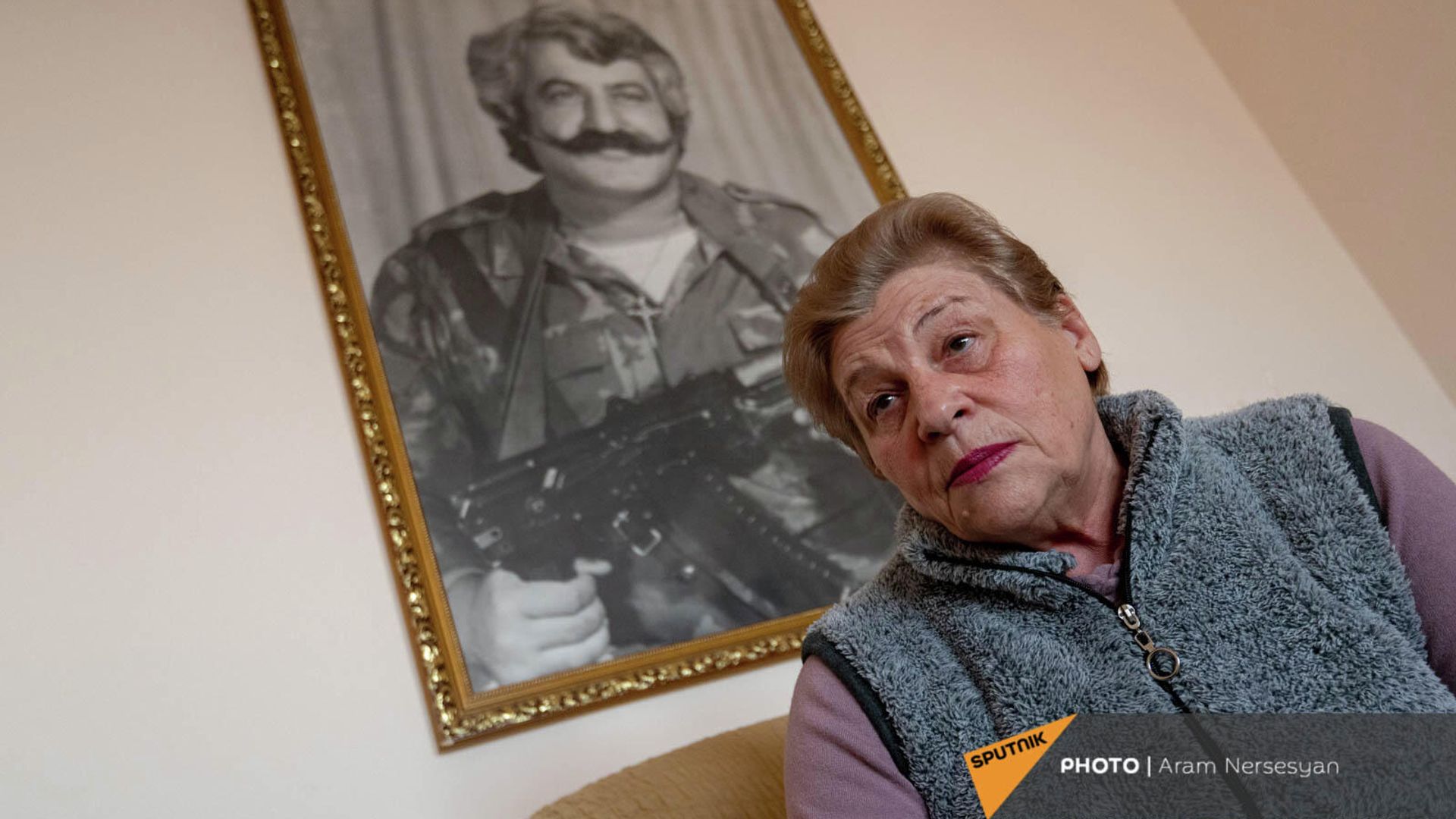 Вдова Национального героя Армении Гегазника Микаеляна Эмилия Вдова Национального героя Армении Гегазника Микаеляна Эмилия - Sputnik Армения, 1920, 26.12.2021