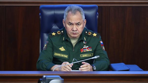 Министр обороны РФ Сергей Шойгу на расширенном заседании коллегии Министерства обороны РФ. - Sputnik Армения