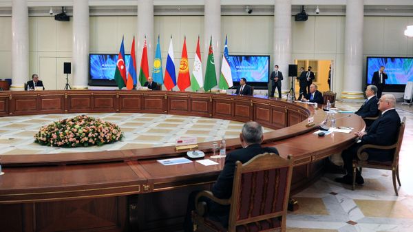Заседание неформального саммита руководителей стран-участниц СНГ (28 декабря 2021). Санкт-Петербург - Sputnik Армения