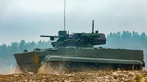 БМП Б-19 на полигоне Мулино - Sputnik Армения