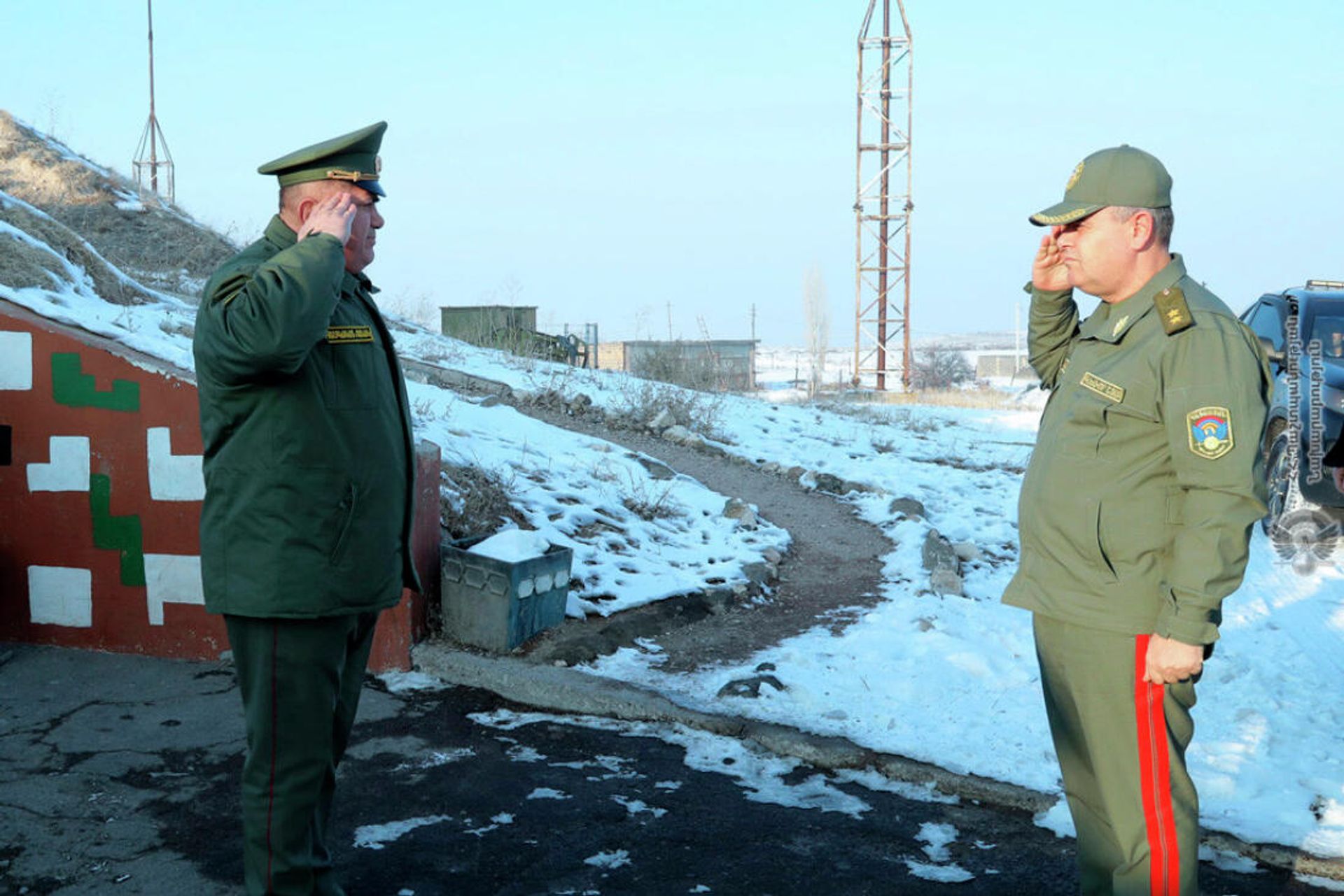 Начальник Генштаба ВС генерал-лейтенант Артак Давтян посетил одну из воинских частей ПВО  - Sputnik Армения, 1920, 28.12.2021