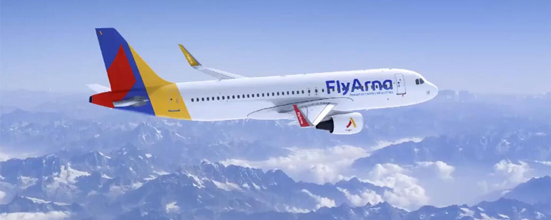 Самолет национального авиаперевозчика FlyArna - Sputnik Армения, 1920, 14.01.2022