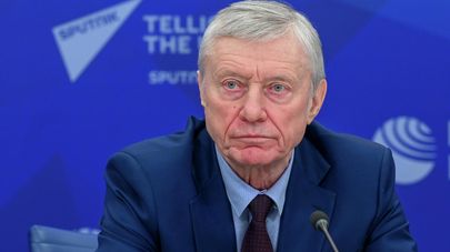 Экс-глава ОДКБ Николай Бордюжа во время телемоста Ереван - Москва на мультимедийной площадке Sputnik (25 января 2022). Москва