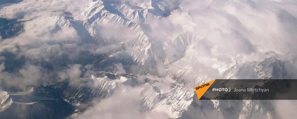 Армянское нагорье с самолета Армянское нагорье с самолета - Sputnik Армения