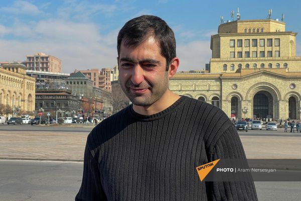 Акция протеста против повышения ОСАГО (31 января 2022). Еревaн - Sputnik Արմենիա
