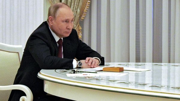 Встреча президента России Владимира Путина с премьер-министром Венгрии Виктором Орбаном (1 февраля 2022). Москвa - Sputnik Армения