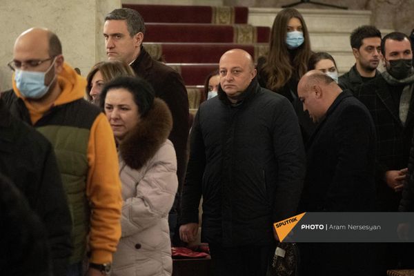Гражданская панихида по композитору Артуру Григоряну  - Sputnik Армения