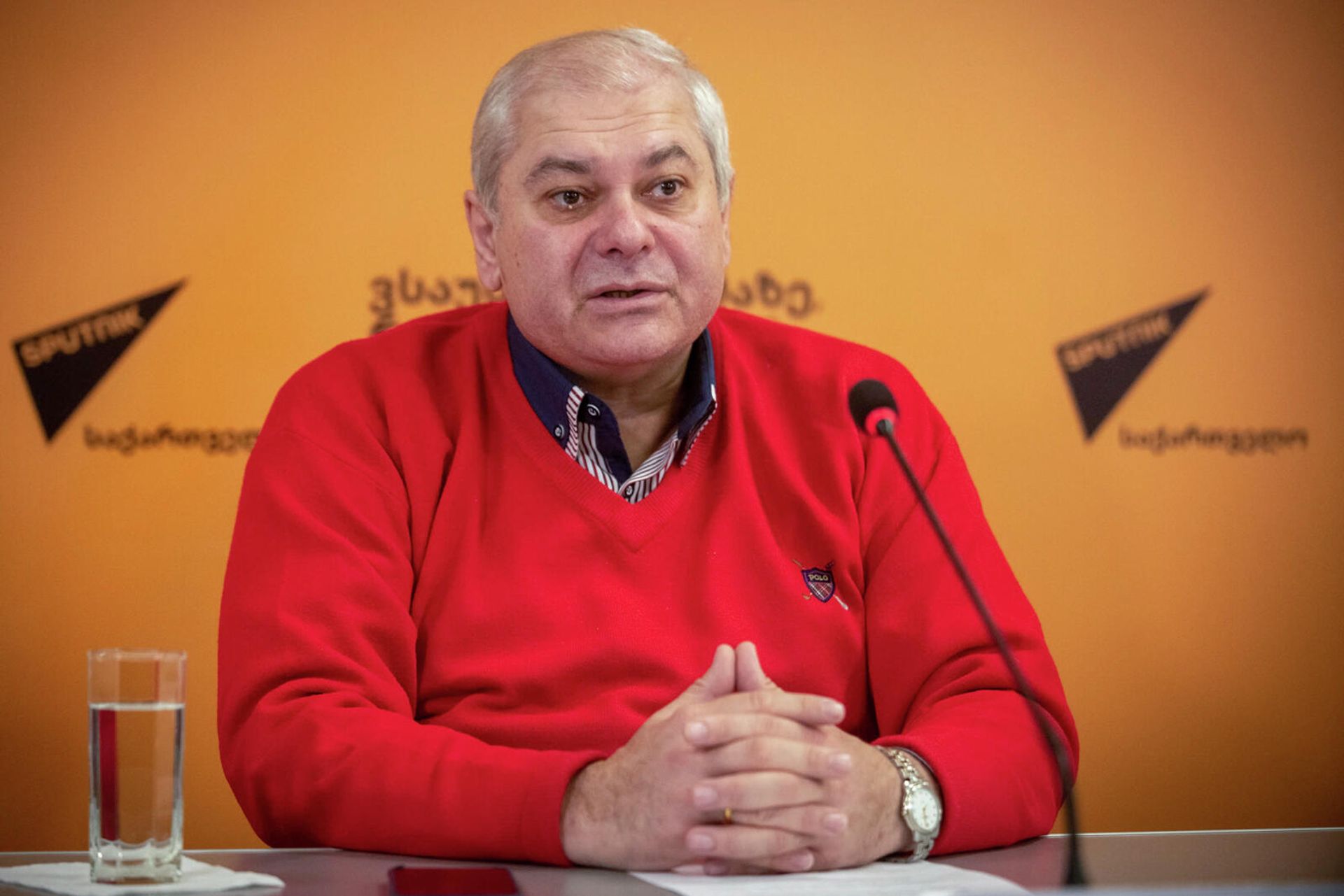 Պրոֆեսոր Բադրի Նաչկեբիան «Հայաստանին սպառնո՞ւմ է «աջարական թուրքացումը»» տեսակամրջի ժամանակ (16 փետրվարի, 2022թ)․ Թբիլիսի Պրոֆեսոր Բադրի Նաչկեբիան «Հայաստանին սպառնո՞ւմ է «աջարական թուրքացումը»» տեսակամրջի ժամանակ (16 փետրվարի, 2022թ)․ Թբիլիսի - Sputnik Արմենիա, 1920, 16.02.2022