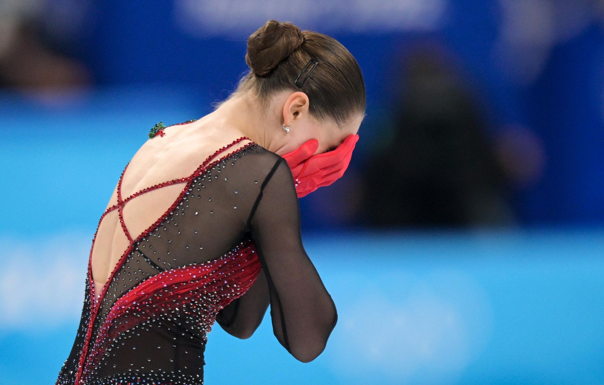  Камила Валиева после выступления в произвольной программе женского одиночного катания в Пекине - Sputnik Армения, 1920, 17.02.2022
